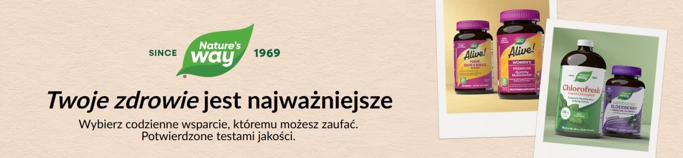 Nature's Way - Wybierz codzienne wsparcie, któremu możesz zaufać, potwierdzone testami jakości.