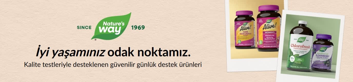 Nature's Way: Kalite testleriyle desteklenen güvenilir günlük destek ürünleri
