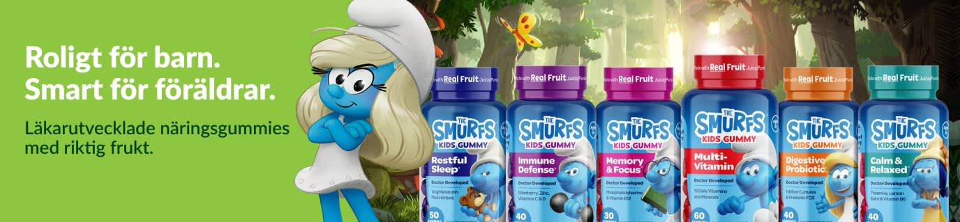 The Smurfs Kids Gummy – läkarutvecklad med riktig frukt.