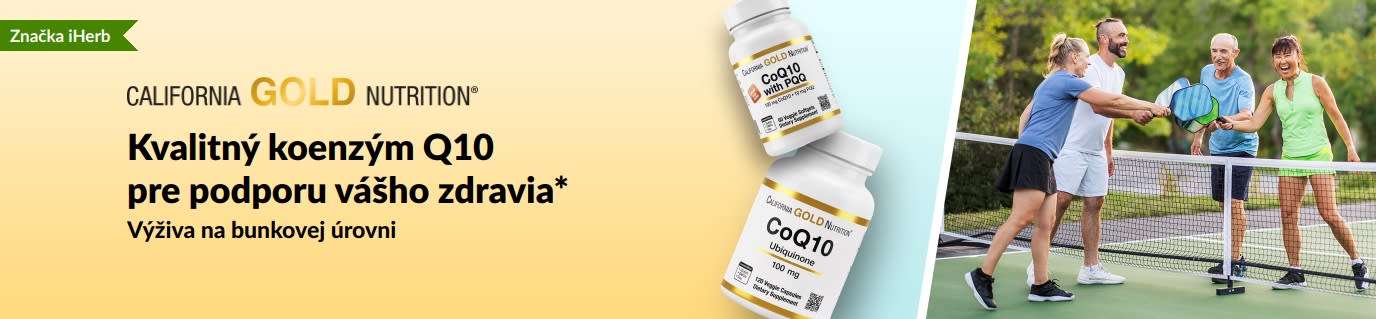 Koenzým Q10 od California Gold Nutrition pre celkové zdravie, s baleniami produktov a dospelými, ktorí hrajú pickleball.
