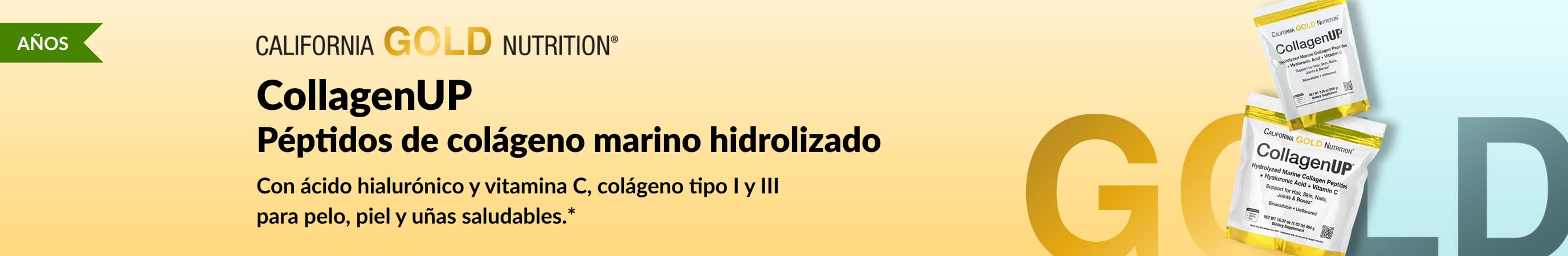 California Gold Nutrition - CollagenUP: Péptidos de colágeno marino hidrolizado. ¡Solo en iHerb!