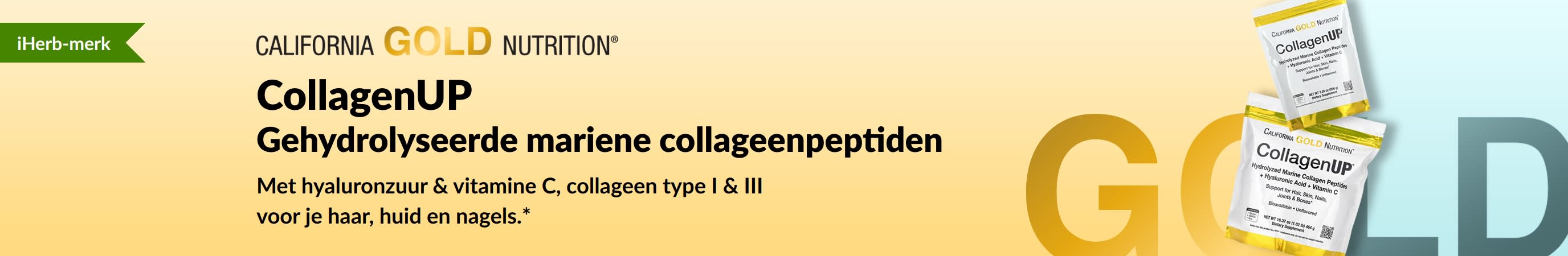 California Gold Nutrition - CollagenUP: Gehydrolyseerde mariene collageenpeptiden – Alleen bij iHerb!