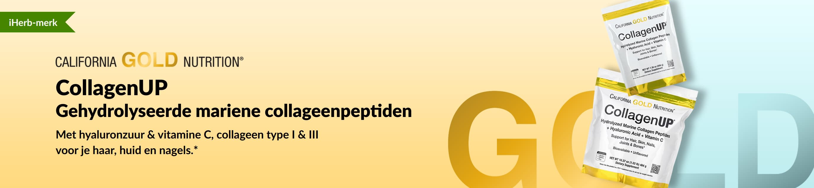 California Gold Nutrition - CollagenUP: Gehydrolyseerde mariene collageenpeptiden – Alleen bij iHerb!