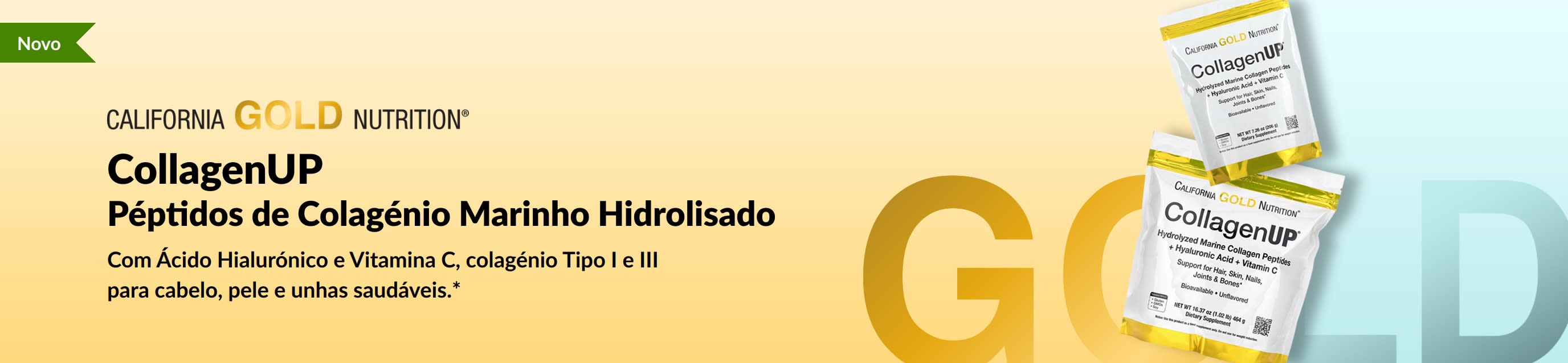 California Gold Nutrition - CollagenUP: Péptidos de Colagénio Marinho Hidrolisado — Exclusivo na iHerb!