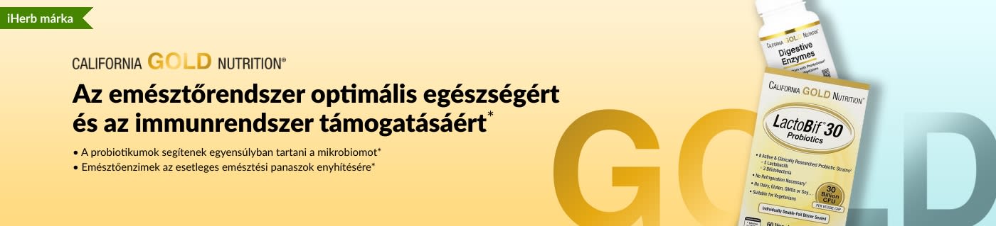 Az emésztőrendszer optimális egészségért és az immunrendszer támogatásáért*