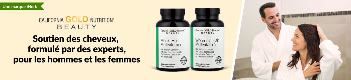 Soutien des cheveux, formulé par des experts, pour les hommes et les femmes