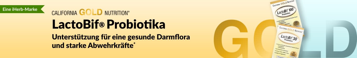 California Gold Nutrition LactoBif® Probiotics: ein Nahrungsergänzungsmittel, das nachweislich die Verdauung und das Immunsystem unterstützt*, exklusiv bei iHerb erhältlich.