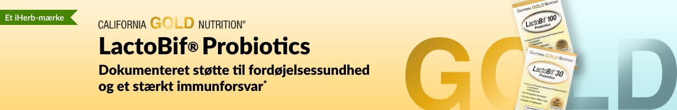 California Gold Nutrition LactoBif® Probiotics-kosttilskud, der tilbyder dokumenteret støtte til fordøjelsessundhed og immunforsvar*, eksklusivt tilgængeligt hos iHerb.