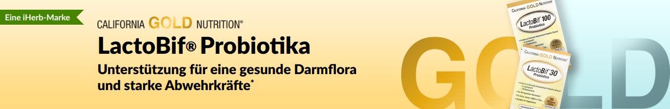 California Gold Nutrition LactoBif® Probiotics: ein Nahrungsergänzungsmittel, das nachweislich die Verdauung und das Immunsystem unterstützt*, exklusiv bei iHerb erhältlich.
