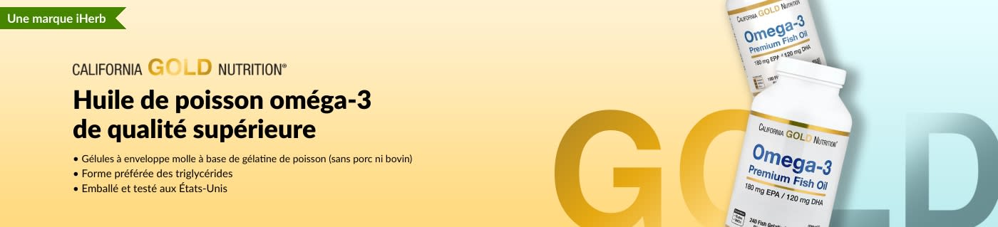 Huile de poisson oméga-3 de qualité supérieure