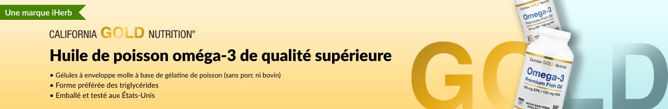 Huile de poisson oméga-3 de qualité supérieure