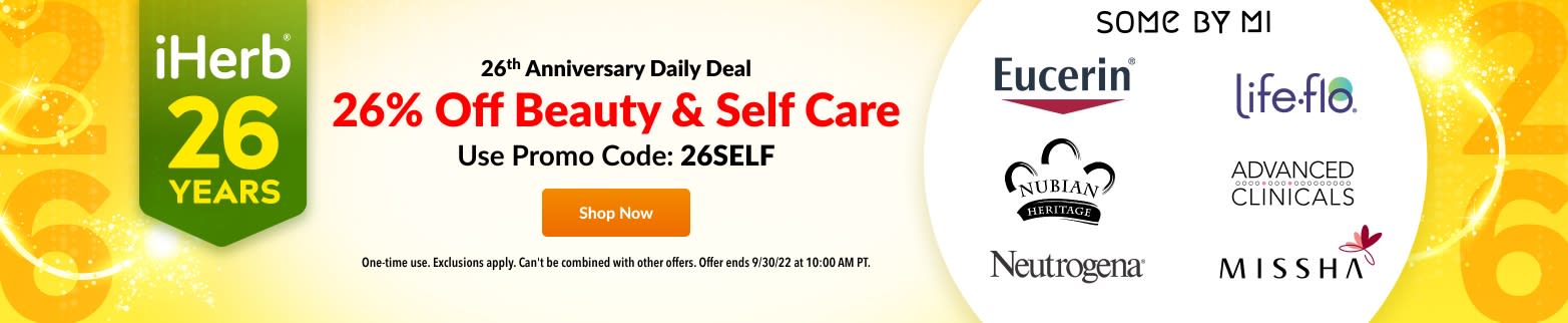 26% Off Beauty & Self Care Use Promo Code: 26SELF