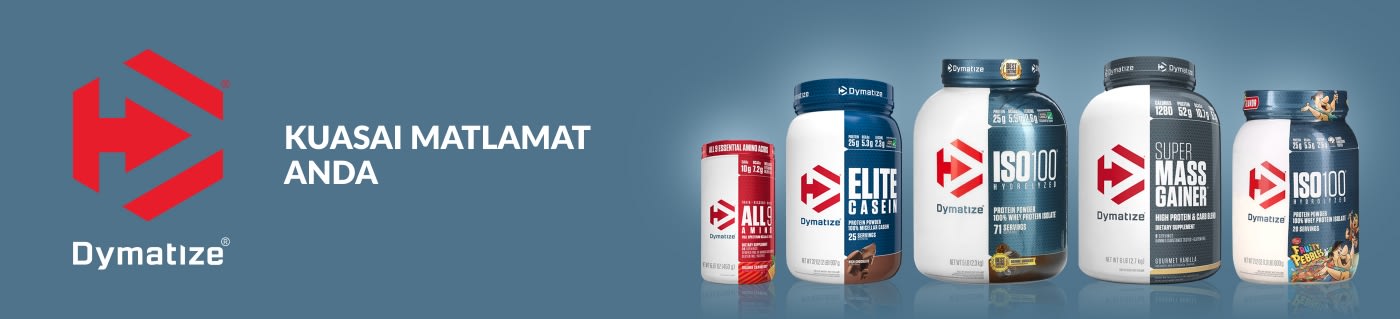Beli suplemen sukan daripada Dymatize.