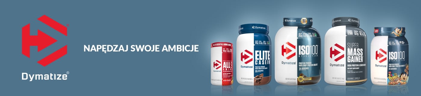 Kup suplementy sportowe marki Dymatize.