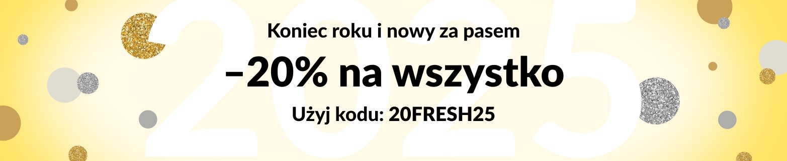 KONIEC ROKU I NOWY ZA PASEM 20% ZNIŻKI NA WSZYSTKO