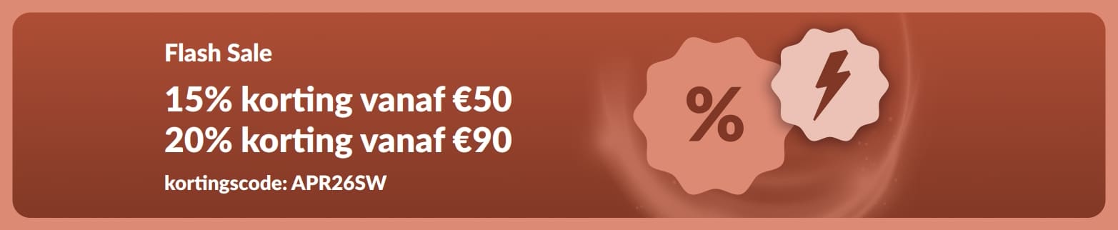 Een banner van iHerb met kortingscode APR26SW