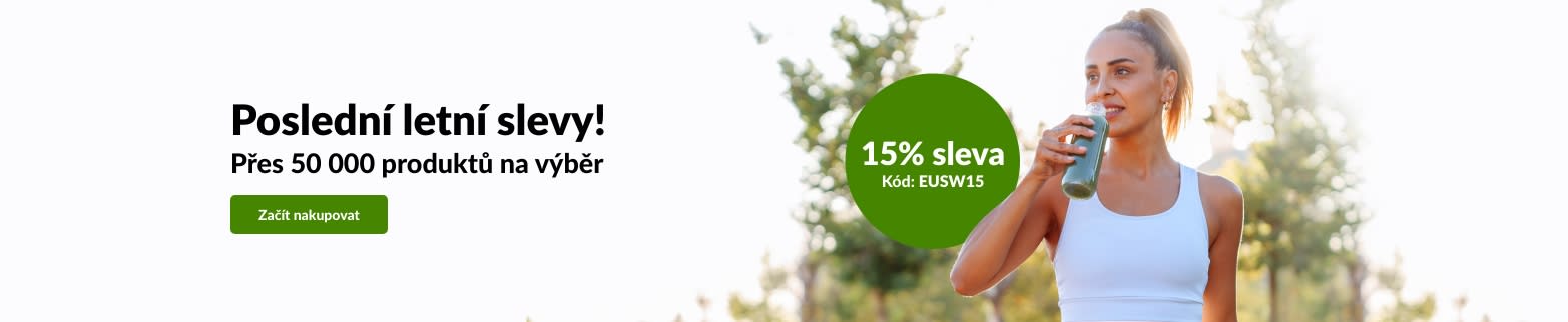 Poslední letní slevy: 15% sleva s kódem EUSW15. Přes 50 000 produktů skladem.