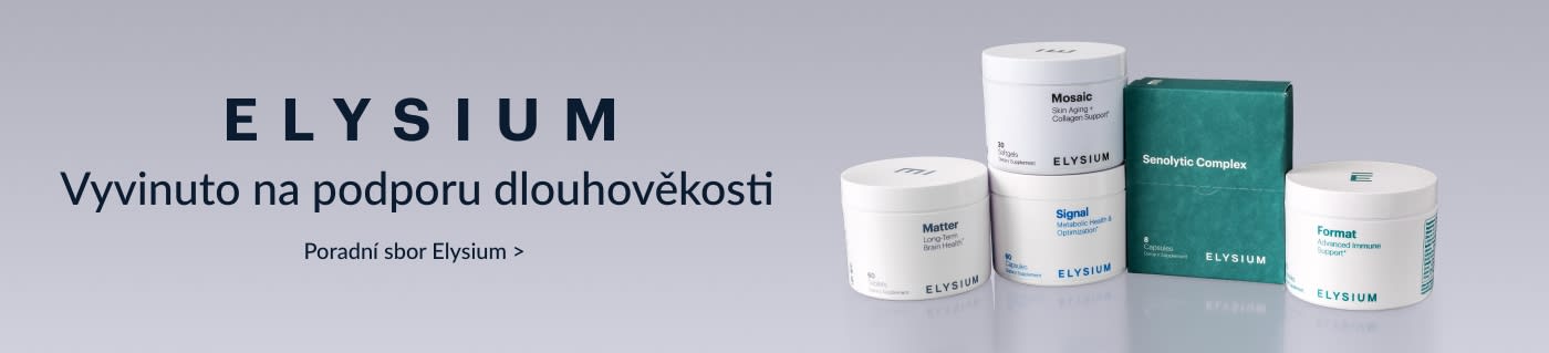 Doplňky stravy od značky Elysium.