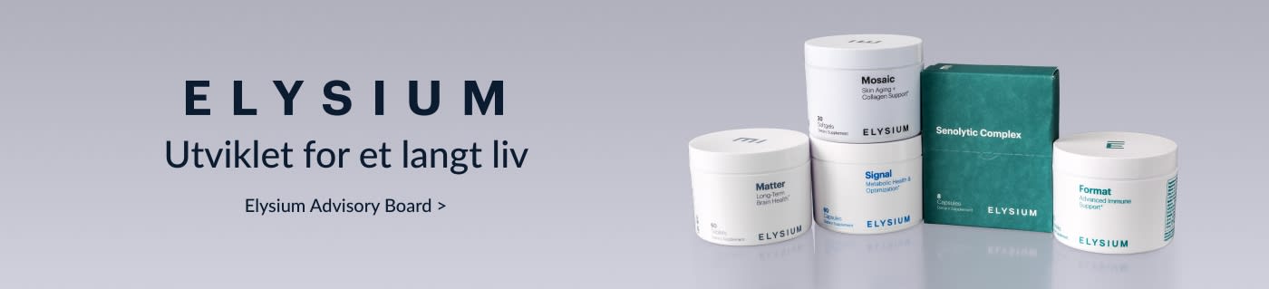 Kjøp kosttilskudd fra Elysium.