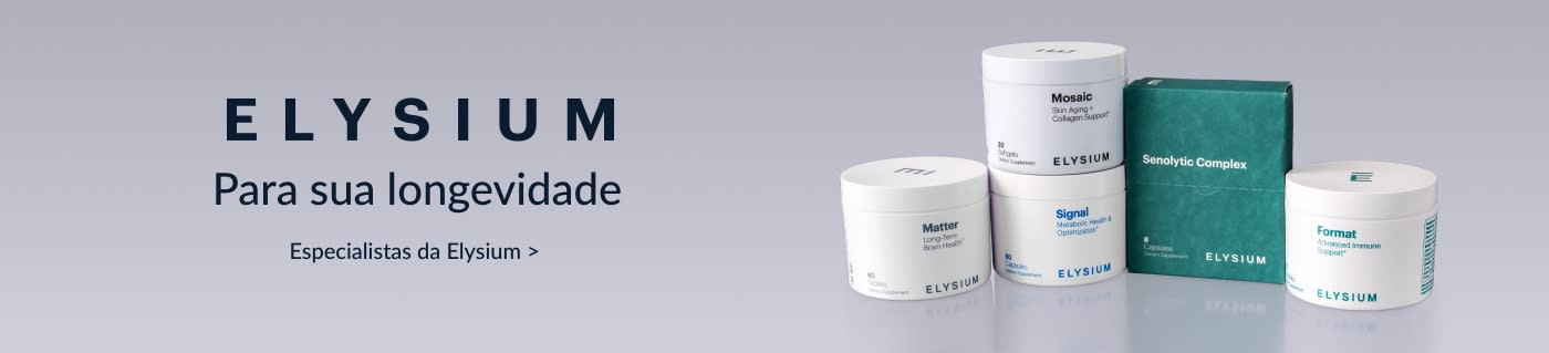 Compre suplementos alimentares da Elysium.
