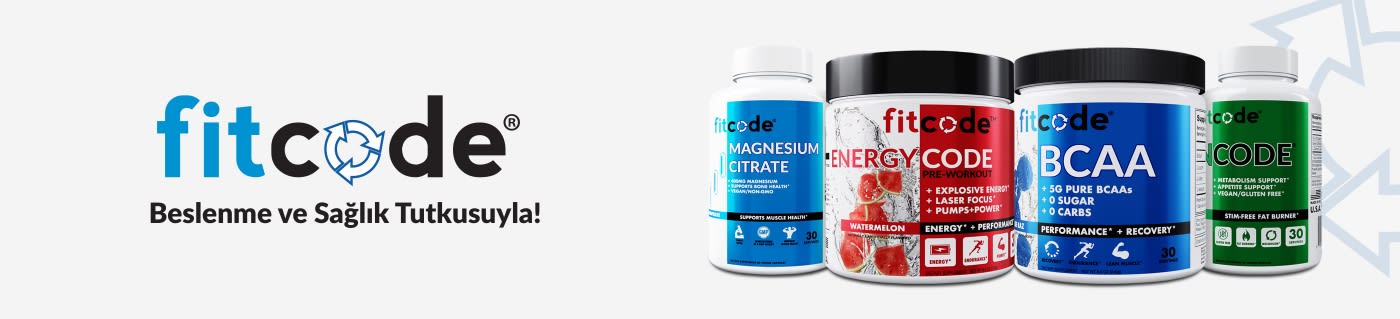 fitcode'dan spor ve gıda takviyeleri