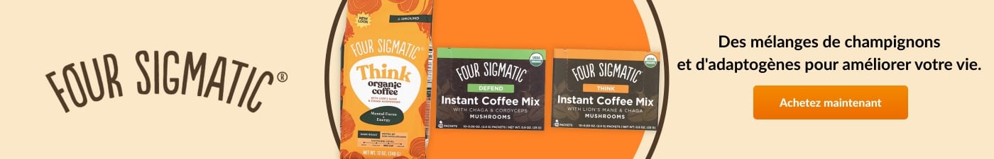 Des mélanges de champignons et d'adaptogènes pour améliorer votre vie.