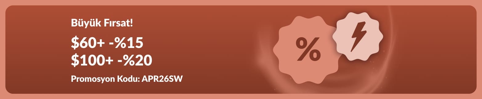 iHerb iyi yaşam kampanyası, 60$ ve üzeri alışverişlerde %15, 100$ ve üzeri alışverişlerde %20 indirim sunuyor; APR26SW koduyla iyi yaşam rutininize avantaj katın