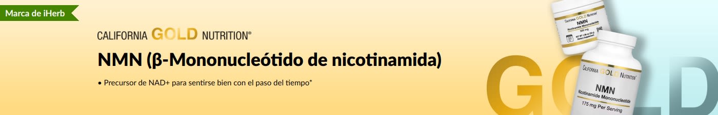 California Gold Nutrition: NMN (β-Mononucleótido de nicotinamida) ¡Solo en iHerb!