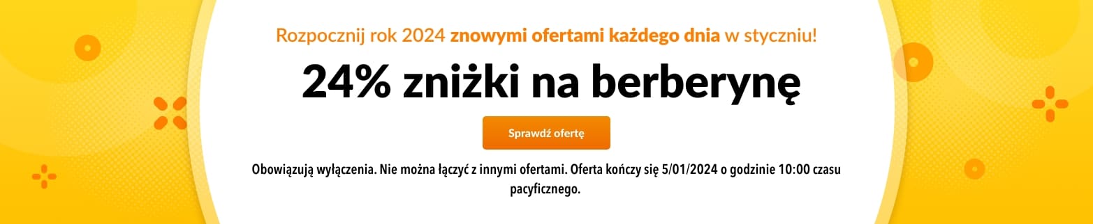 24% ZNIŻKI NA BERBERYNĘ