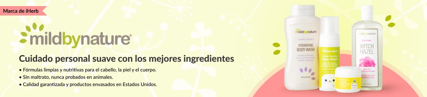 Compra productos para el cuidado personal y de bebés de Mild By Nature, una marca de iHerb.