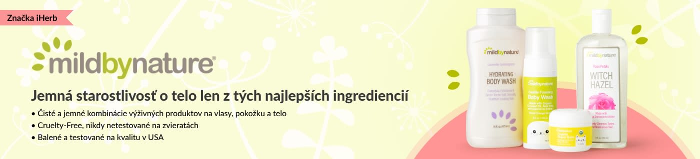 Nakupujte produkty osobnej starostlivosti a detské produkty od značky Mild By Nature, ktorá je značkou iHerb.