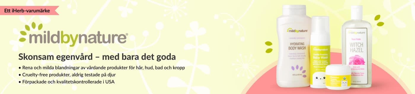 Handla egenvårds- och babyprodukter från Mild By Nature, ett iHerb-varumärke.