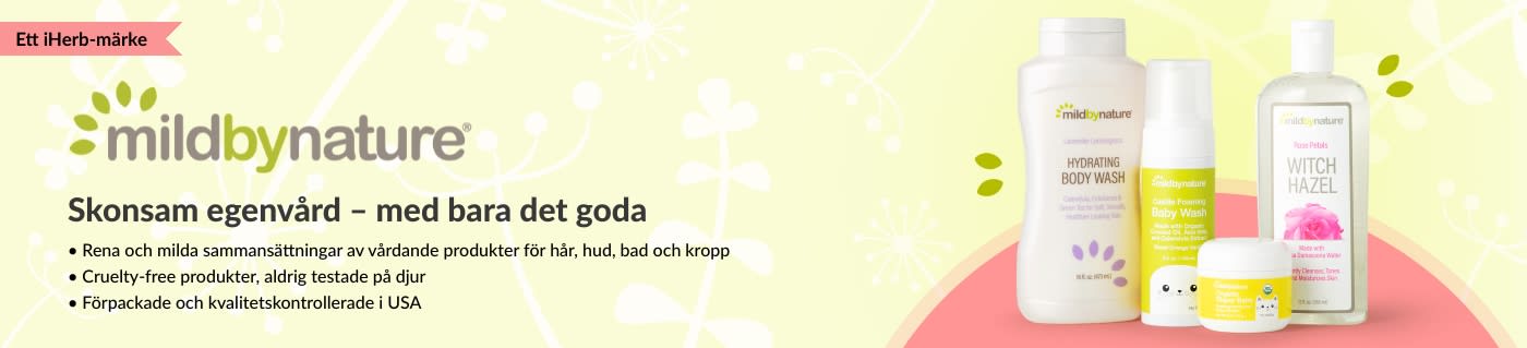 Handla egenvårds- och babyprodukter från Mild By Nature, ett iHerb-varumärke.