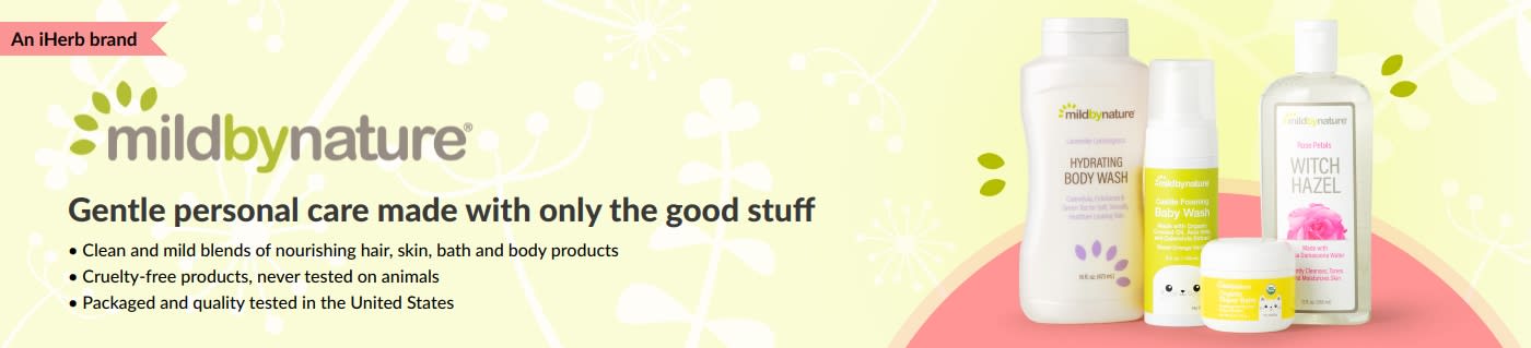 Shop personal care and baby products from Mild By Nature, an iHerb brand.