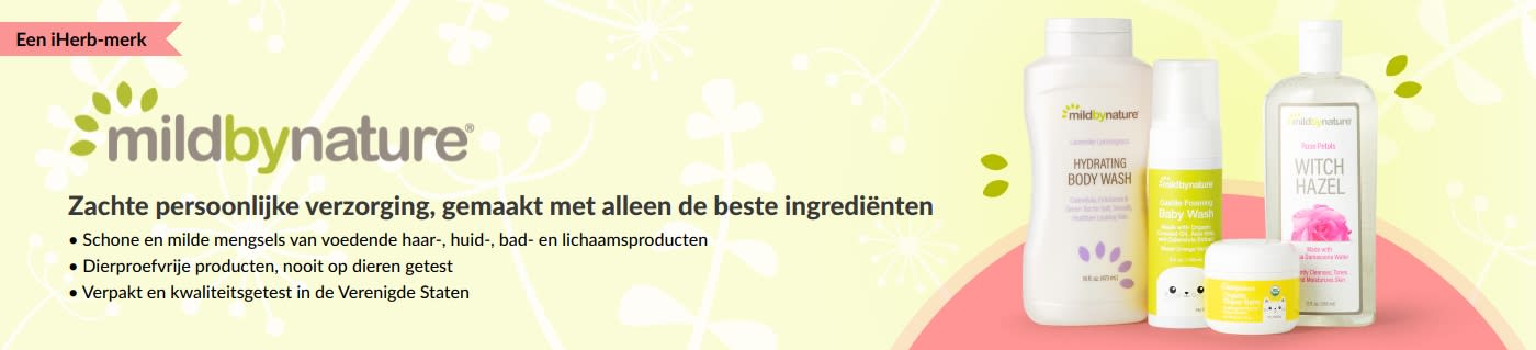 Koop persoonlijke verzorgings- en babyproducten van Mild By Nature, een merk van iHerb.