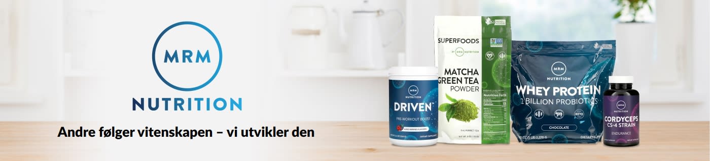 Kjøp kosttilskudd og sportsernæring fra MRM Nutrition.