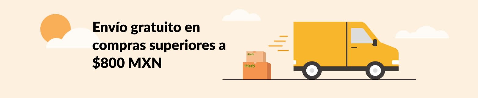 Envío gratuito en compras superiores a $800 MXN