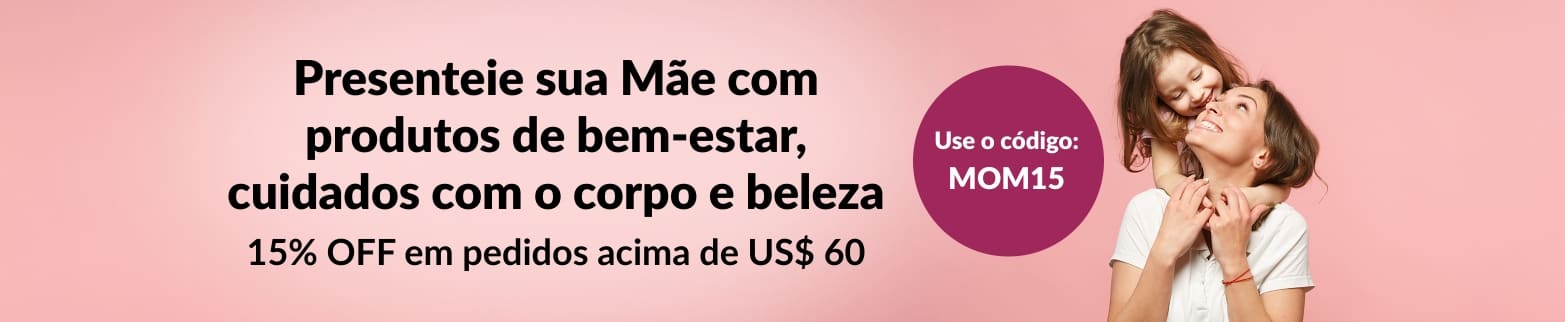Use o código: MOM15