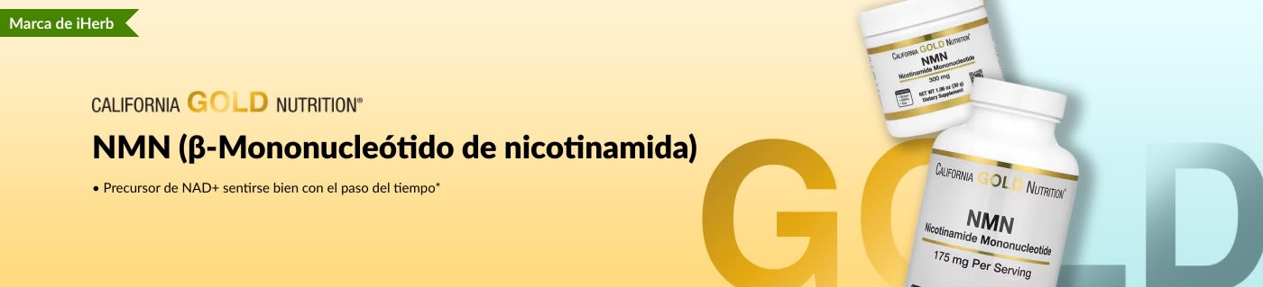 California Gold Nutrition: NMN (β-Mononucleótido de nicotinamida) ¡Solo en iHerb!