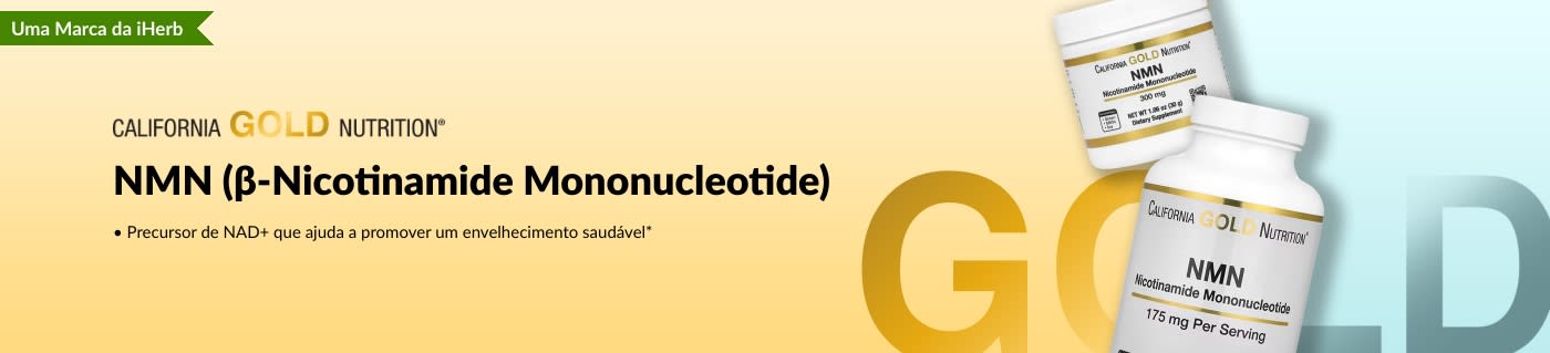 O NMN está de volta, com exclusividade na iHerb