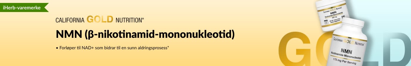 California Gold Nutrition – NMN (β-nikotinamid-mononukleotid) – Kun hos iHerb!