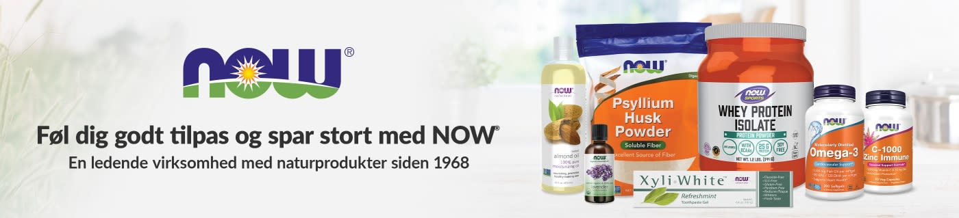 Køb kosttilskud, skønhed, sport, naturlige fødevarer, helse for kæledyr og boligprodukter fra NOW Foods.