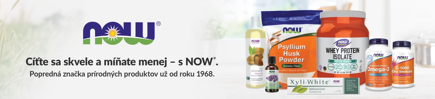 Nakupujte výživové doplnky, kozmetiku, športové produkty, prírodné potraviny, produkty pre zdravie zvierat a domácnosť od značky NOW Foods.