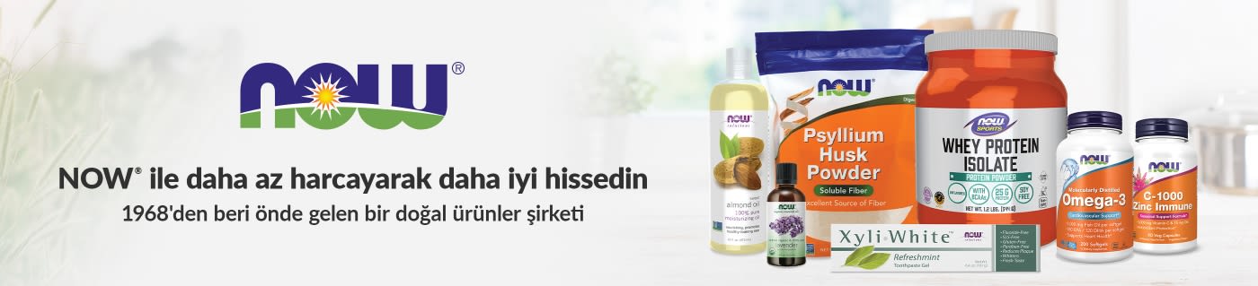 NOW Foods’tan besin takviyeleri, güzellik, spor, doğal gıdalar, evcil hayvan sağlığı ve ev ürünlerini satın alın.