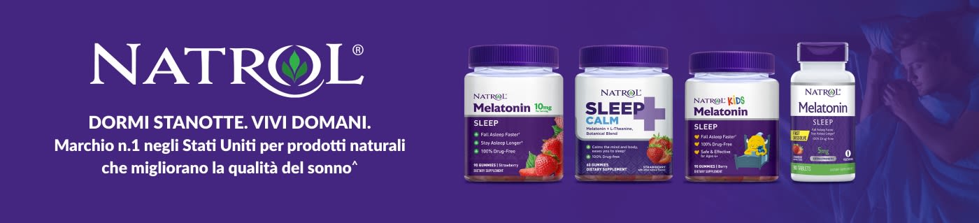 Acquista gli integratori alimentari Natrol.
