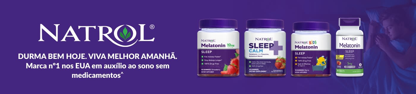 Compre suplementos nutricionais da Natrol.