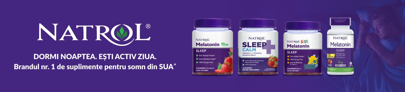 Comandați suplimente alimentare de la Natrol.