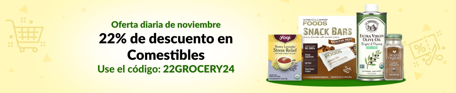 22% DE DESCUENTO EN COMESTIBLES