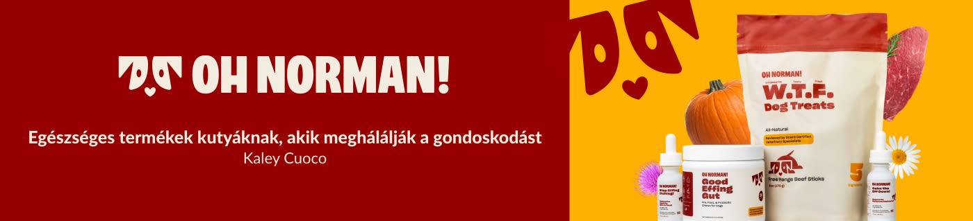 Vásároljon egészséges termékeket kutyáknak az Oh Normantól.