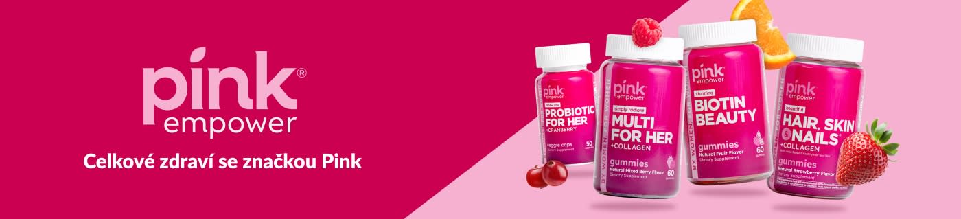 Nakupujte vysoce kvalitní doplňky stravy pro ženy od značky Pink.